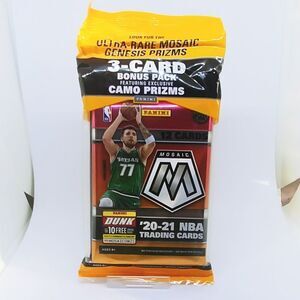 2020-21 Panini Mosaic NBA Basketball CELLO PACK